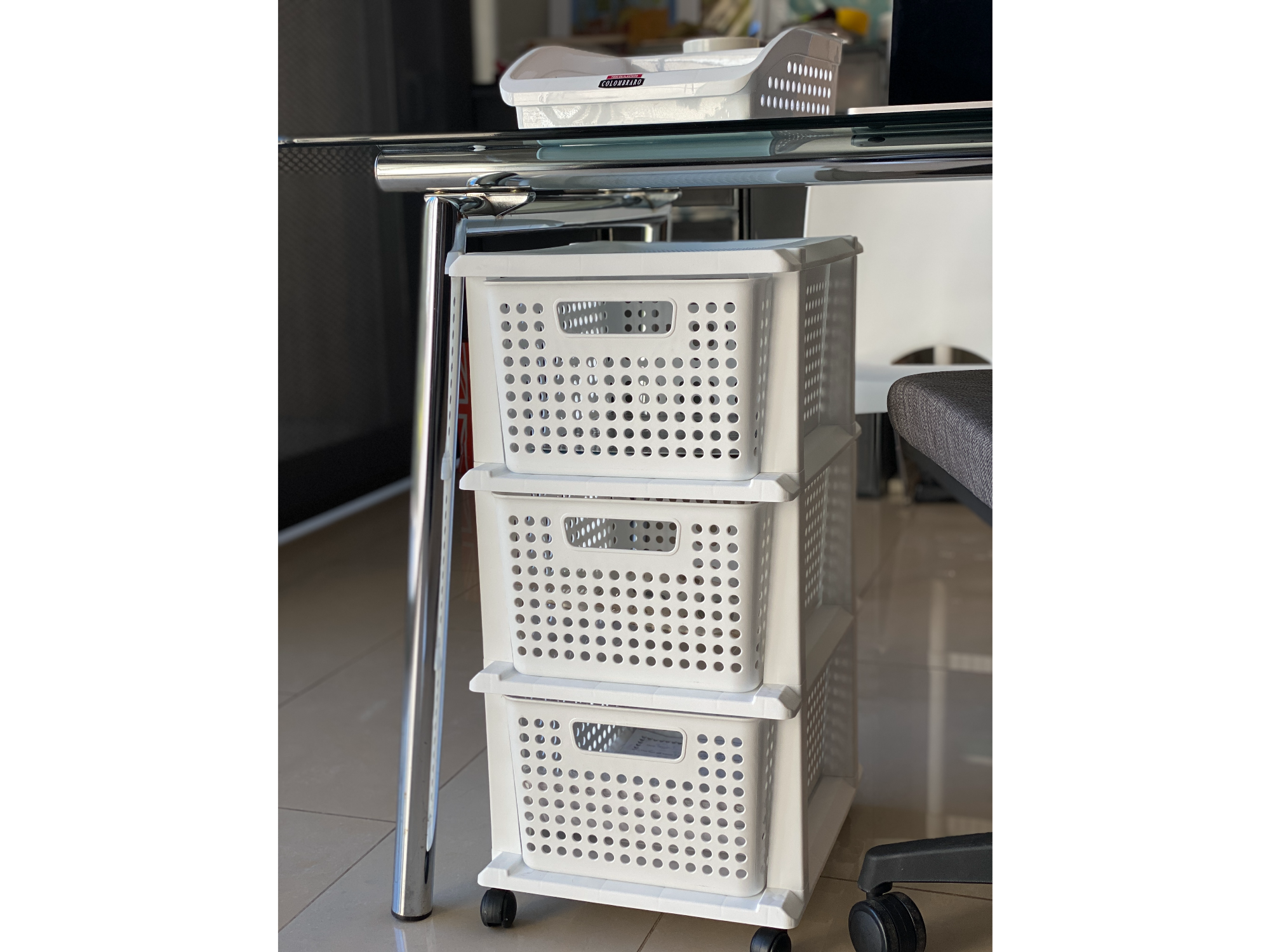 Cajonera con ruedas x3 – organizador práctico y fácil de mover (Art. 8726)