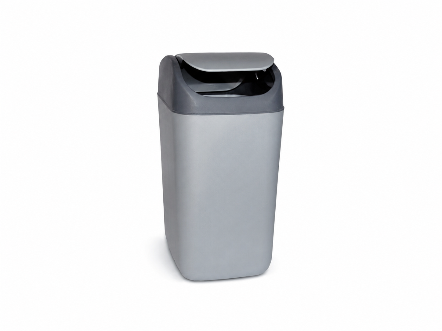 Tacho rectangular con tapa vaivén 9 L – Art. 2136