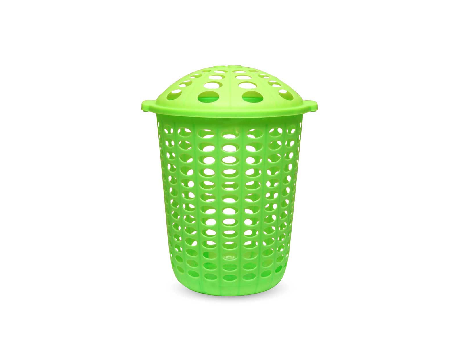 Cesto redondo calado Ultra con tapa 28 L – Art. 925 de Colombraro Merlo Minorista