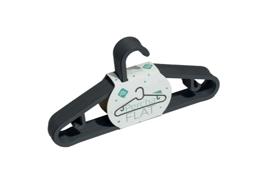 Percha Flat Negra x12 – Art. 8037