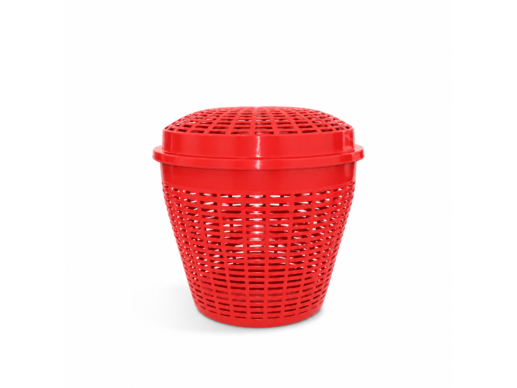 Cesto redondo calado con tapa 42 L – Art. 910