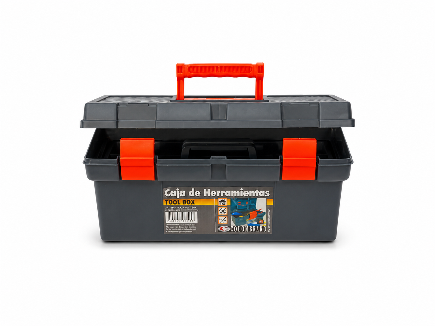 Caja de herramientas N.º 4 con organizador – Art. 8396