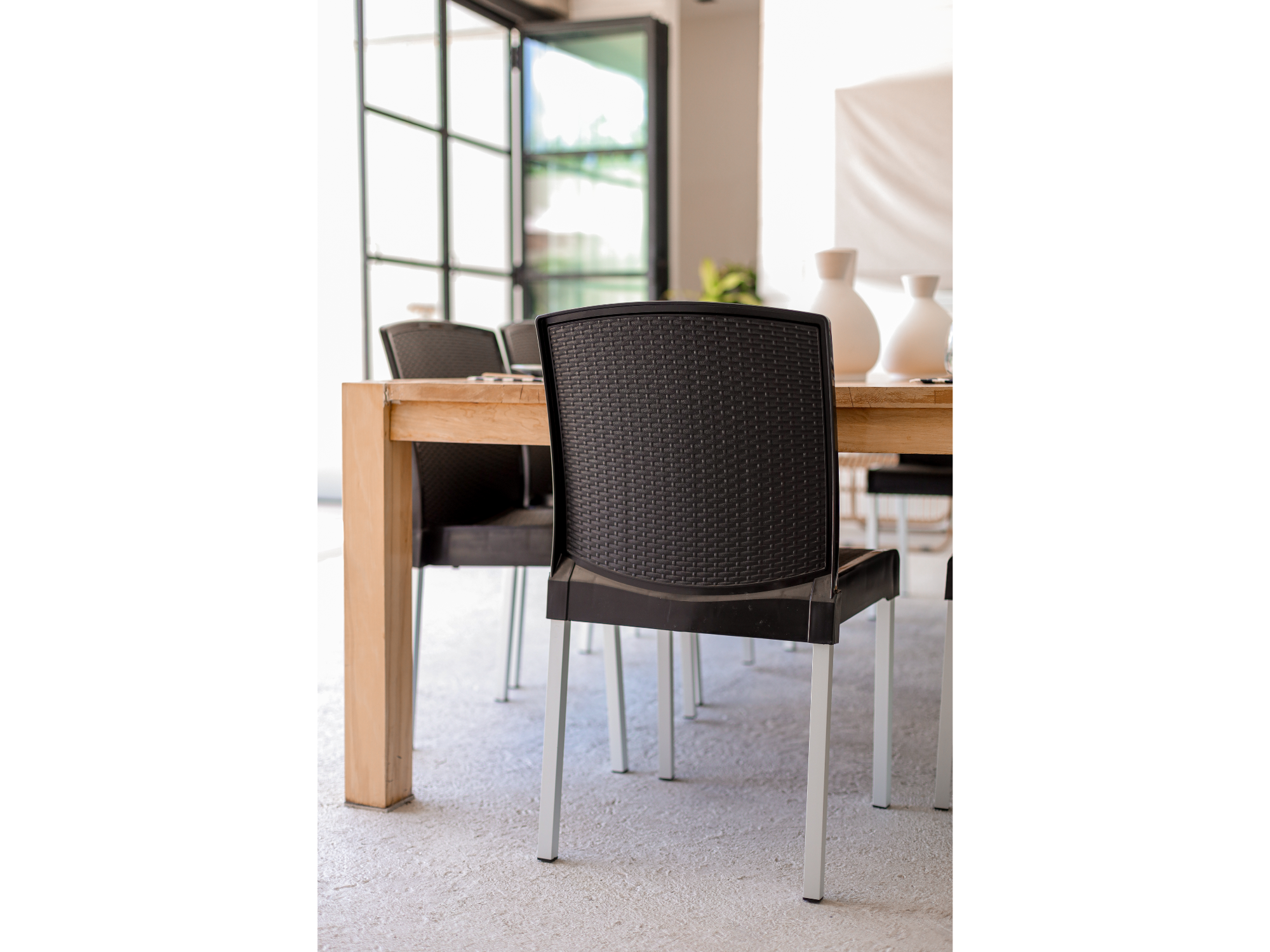 SILLA RATAN PATAS METALICAS (Art.5402)