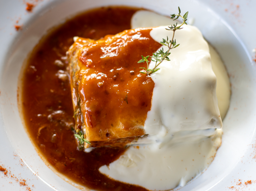 Lasagna con Salsa Bolognesa