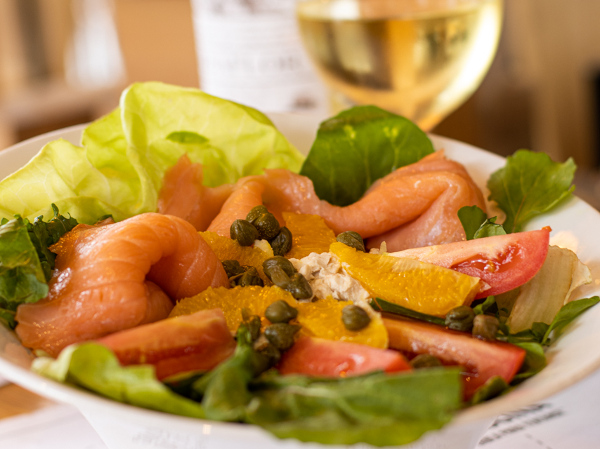 Ensalada de Salmon ahumado