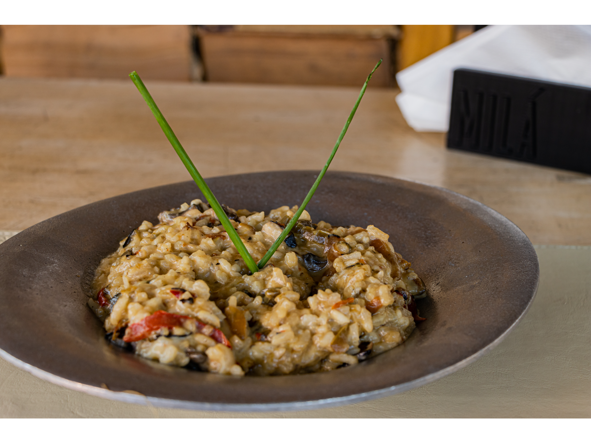 Risotto de Vegetales y Hongos