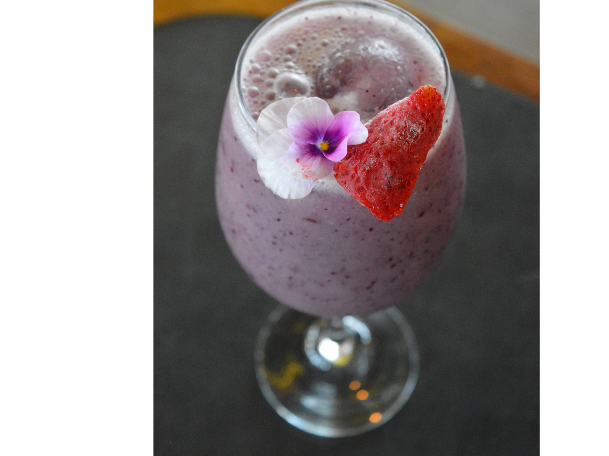 Jugo de Arandanos y leche de coco