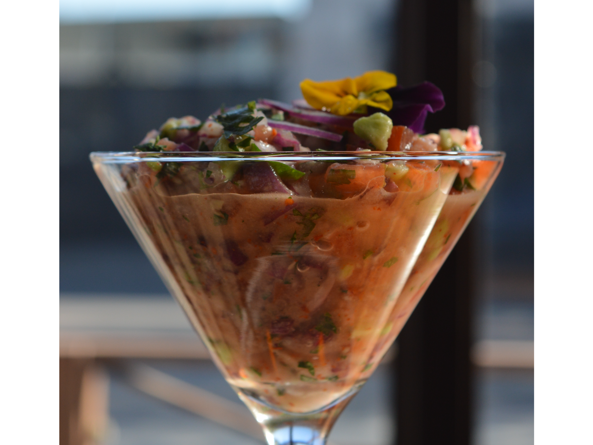 Ceviche de salmon rosado - NUEVO!