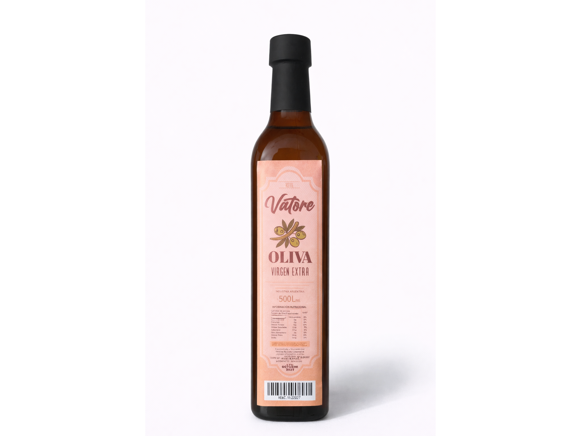 Aceite de Oliva Virgen Extra 500ml Vatore (vidrio)
