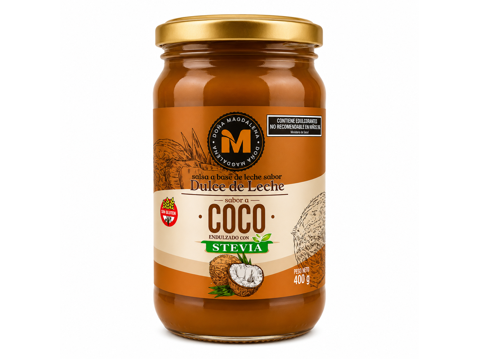 Dulce de leche sabor a coco