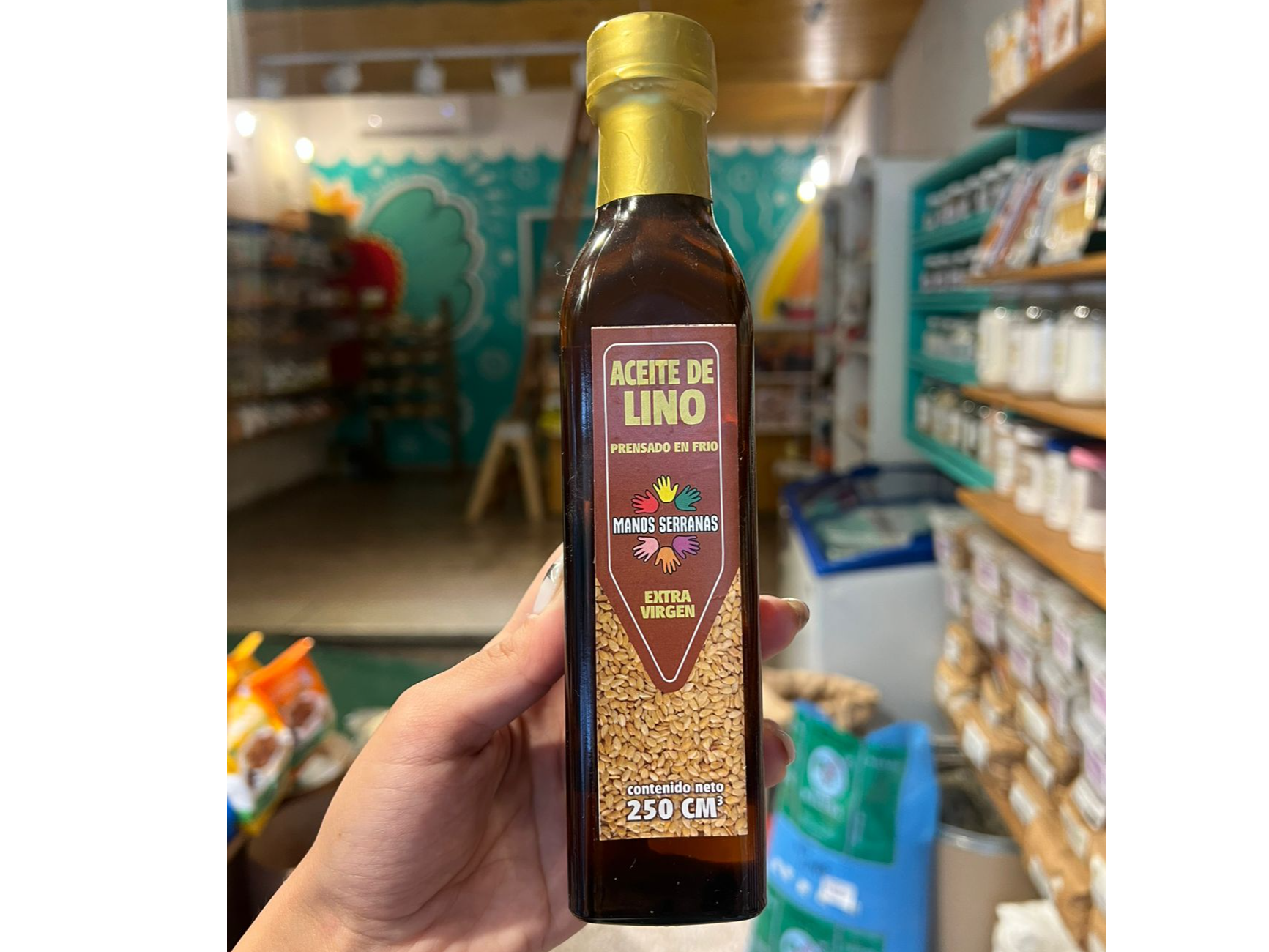 Aceite de Lino Extra Virgen Agroecologico