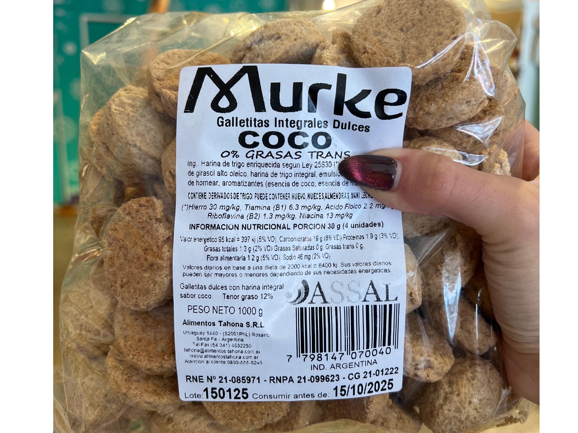 Murke Galletas Integrales coco