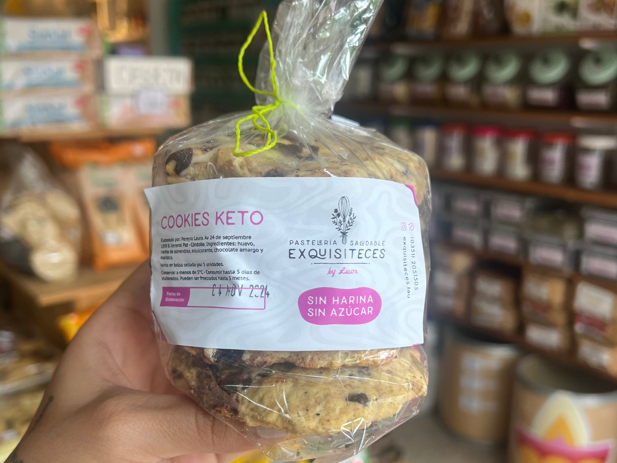 Esquisiteces de Lau Cookies Keto