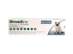Pipeta Broadline cachorros - 0,6 kg a 2,5 kg