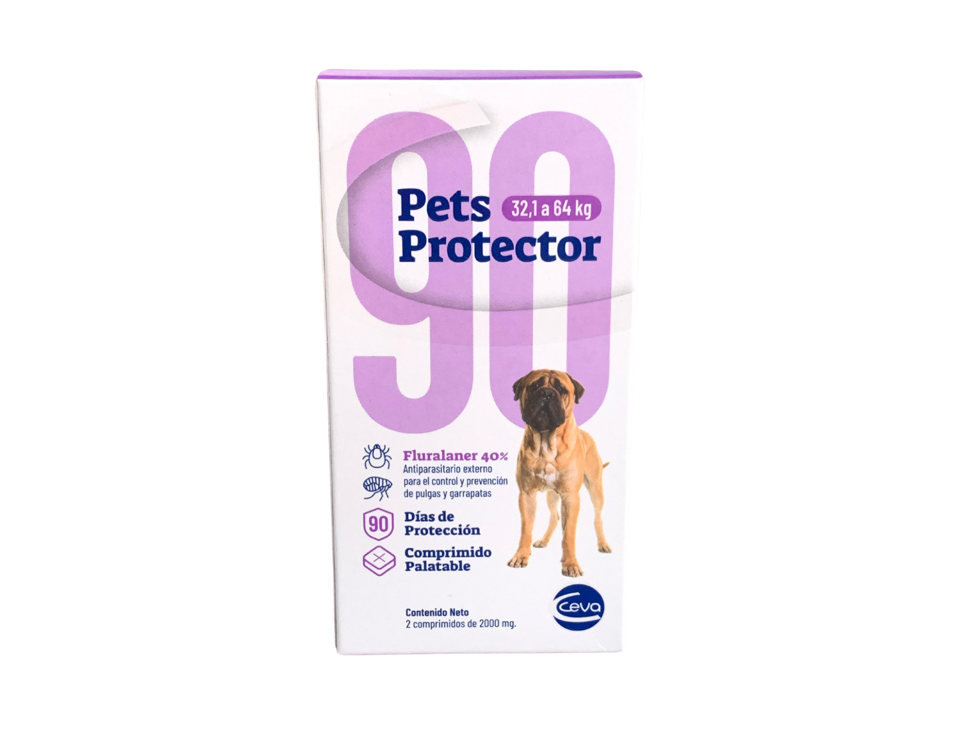 Pets protector de 32kg a 64kg - comprimidos