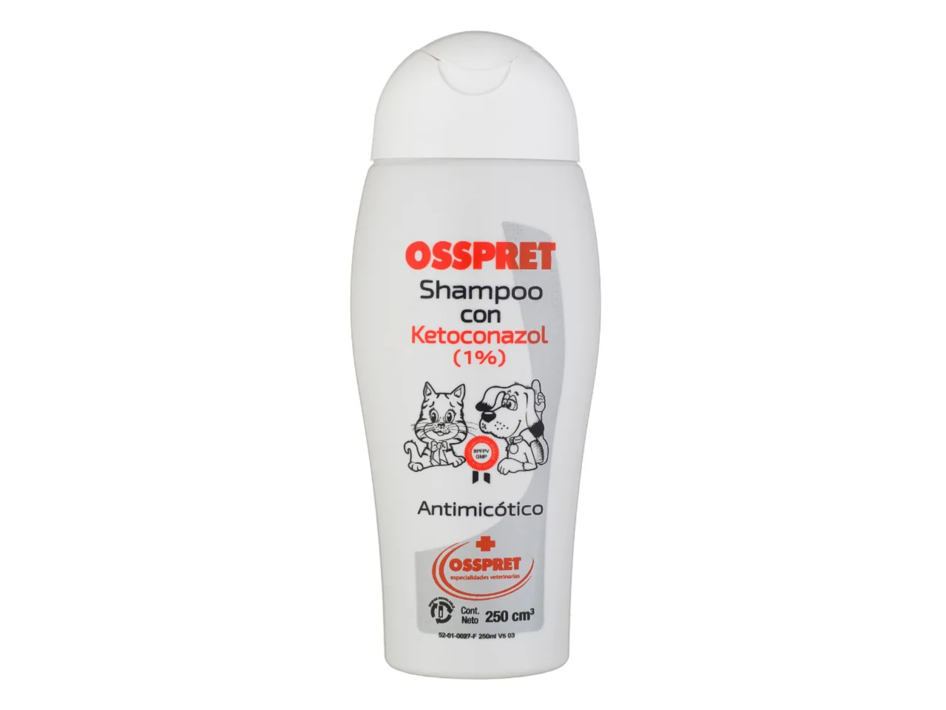 Shampoo con ketoconazol (1%) x 250 ml - Osspret