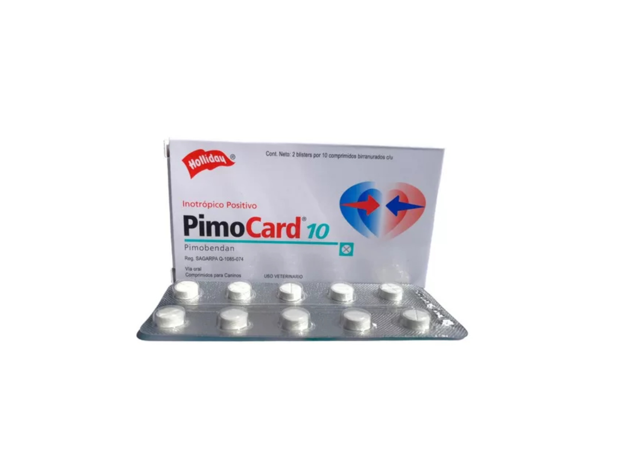 Pimocard 10 mg (por blíster)