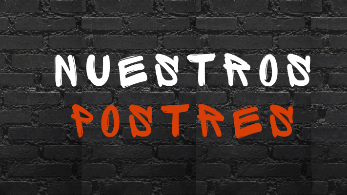 Nuestros postres