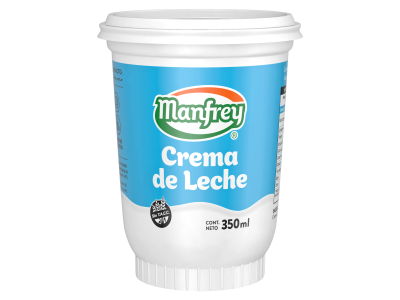 Crema de leche 350gr - Manfrey