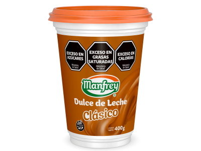 Dulce de leche clasico de 400gr - Manfrey