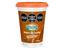 Dulce de leche clasico de 400gr - Manfrey