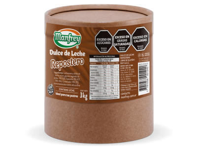 Dulce de leche repostero de 3kg - Manfrey