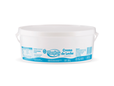 Crema de leche 3lts - Manfrey