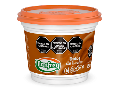 Dulce de leche clasico de 250gr - Manfrey