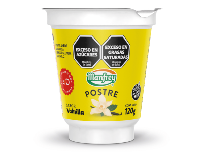 Postre de vainilla - Manfrey