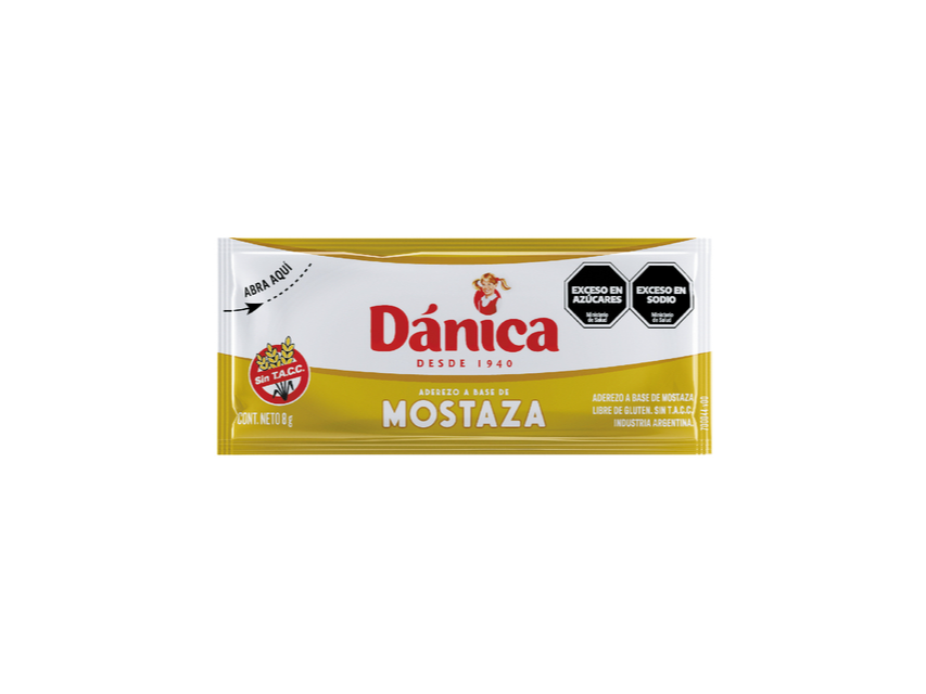 Mostaza de 8gr - Dánica