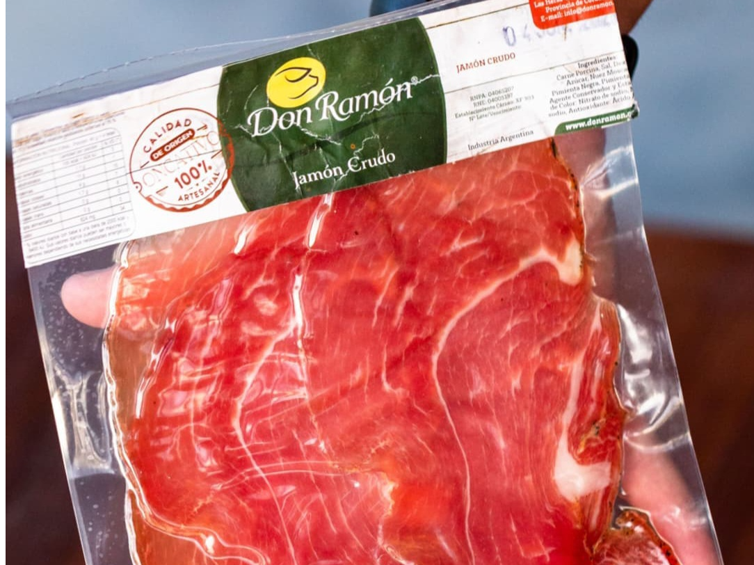 Jamón crudo feteado - Don Ramón