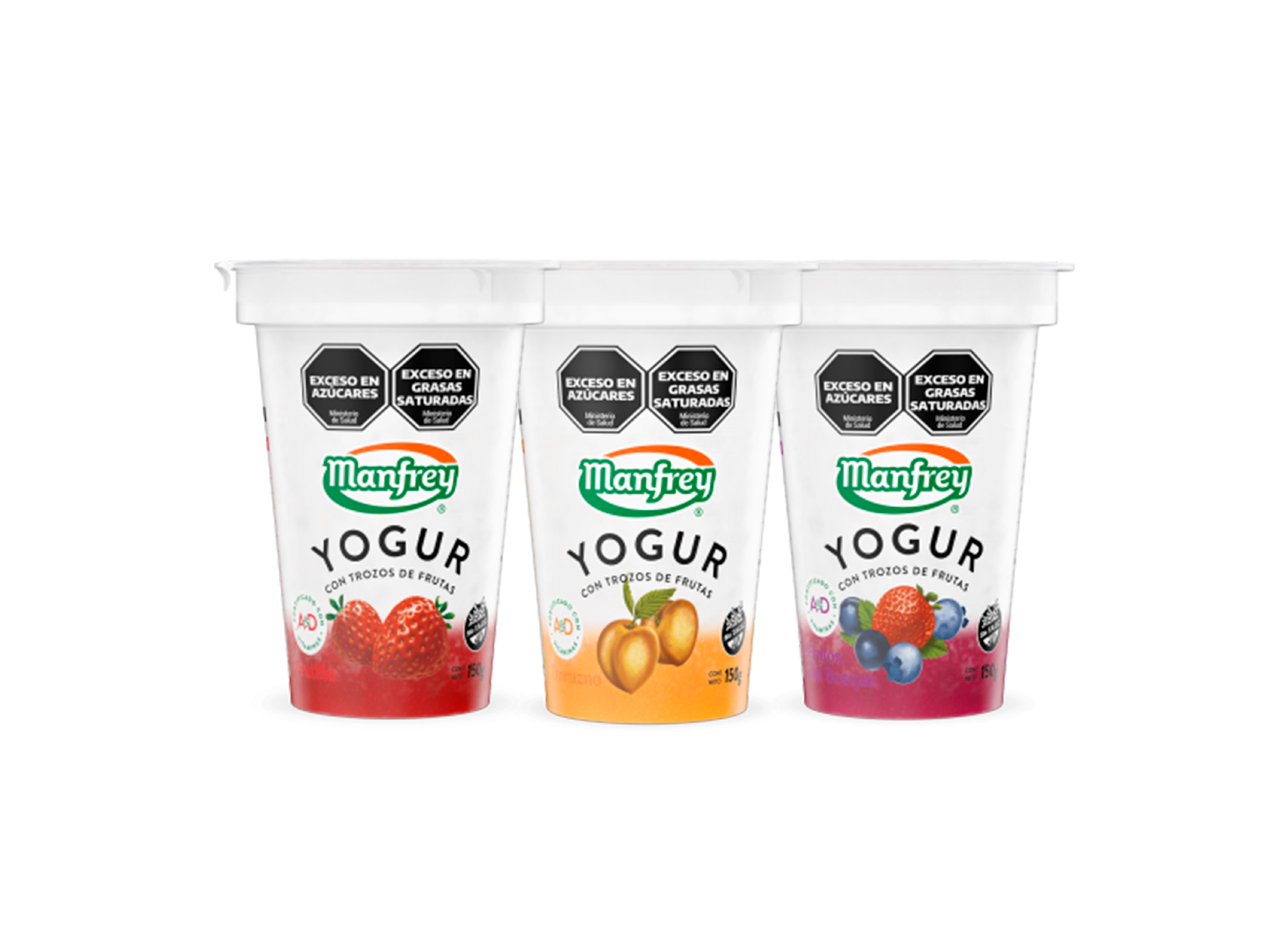 Yogur c/trozos - Manfrey