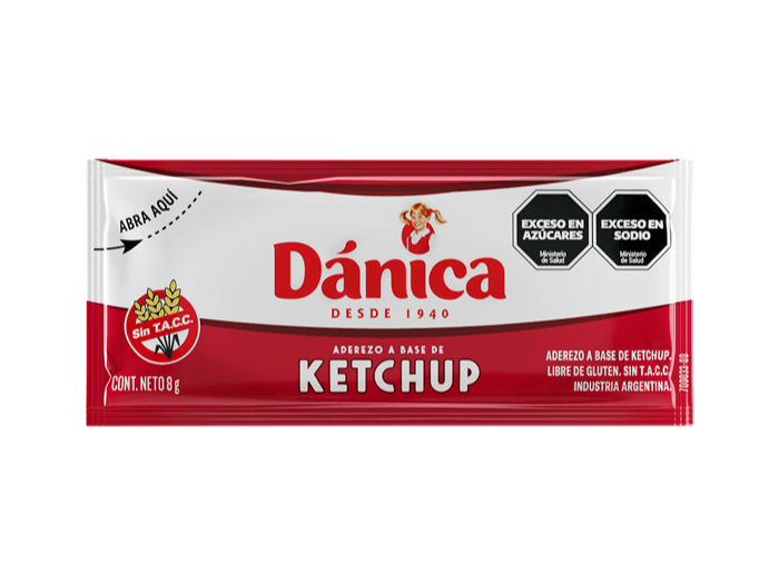 Ketchup de 8gr - Dánica