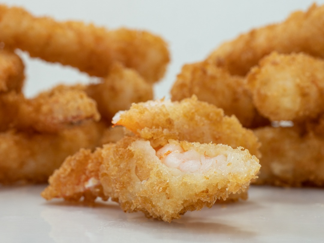 Camarón tempura-panko