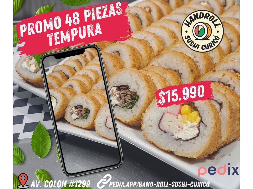 48 PIEZAS TEMPURA
