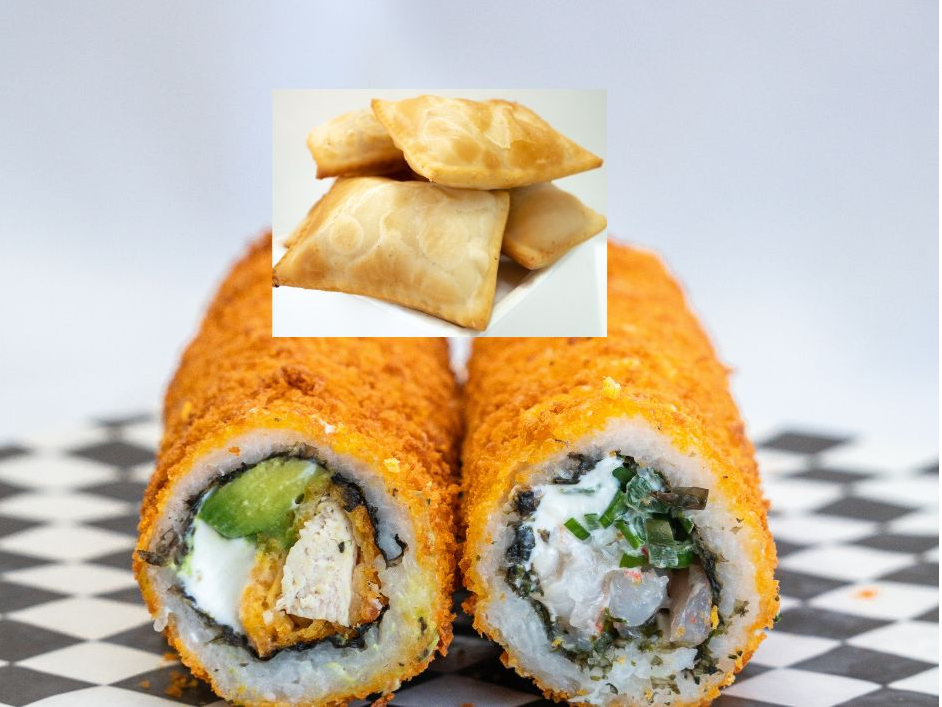 Promo 2 hand rolls + 6 empanaditas queso coctel
