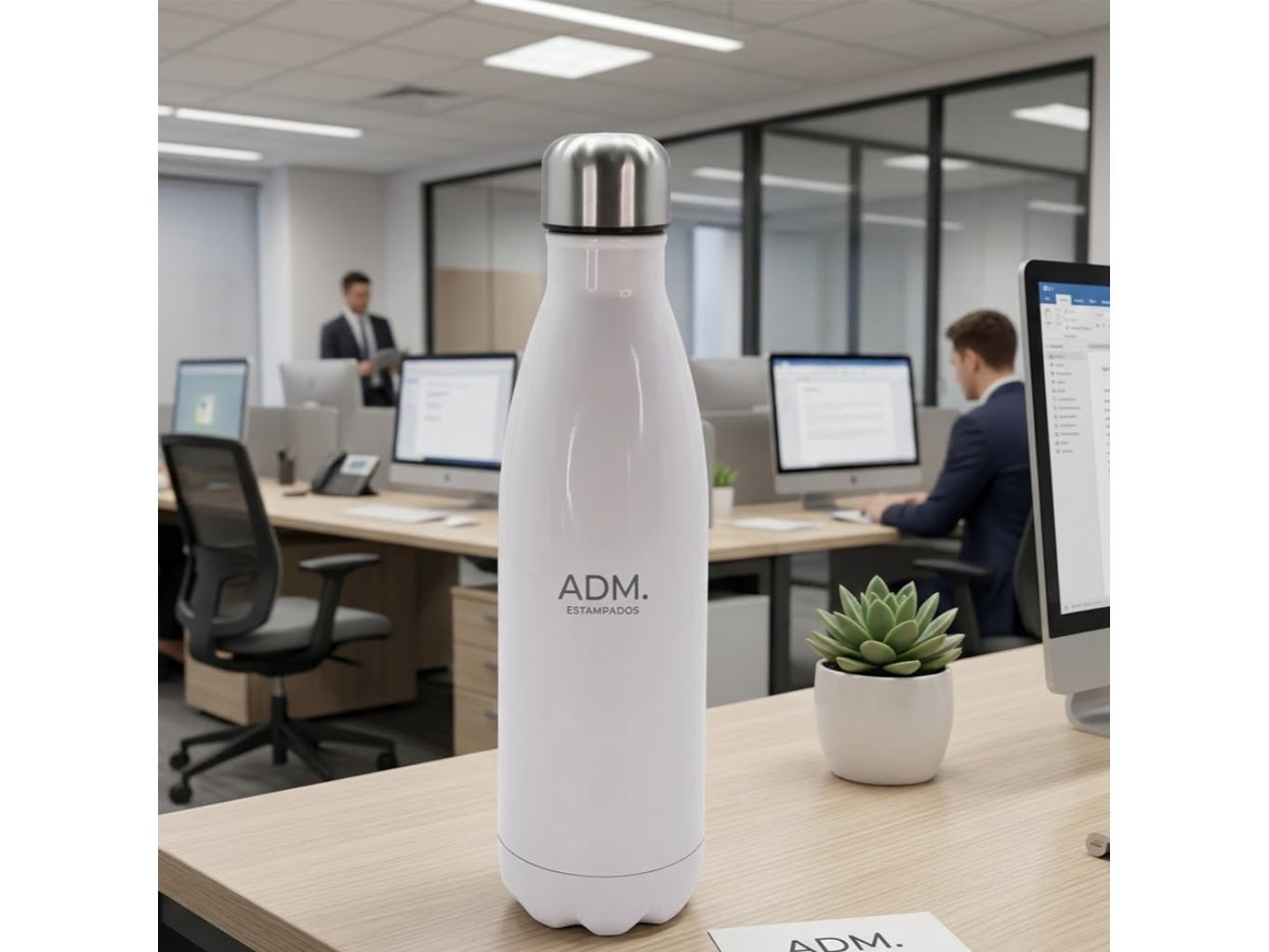 Botella Lechera Tapa Metal Personalizada