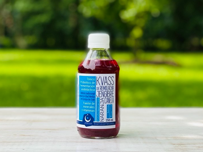 Kvass de Remolacha con Naranja, Jengibre y Canela