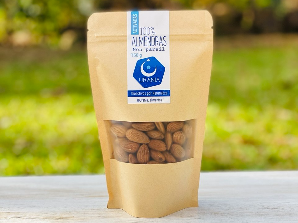 Almendras Non-Pareil Activadas 150 g de Urania Mayorista