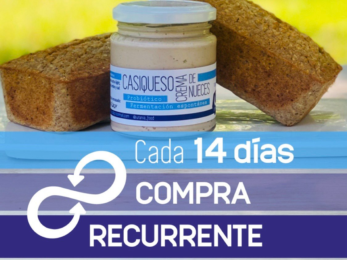 CR/14 · 1 CasiQueso con Hierbas y 2 Panes de Sarraceno Germinado