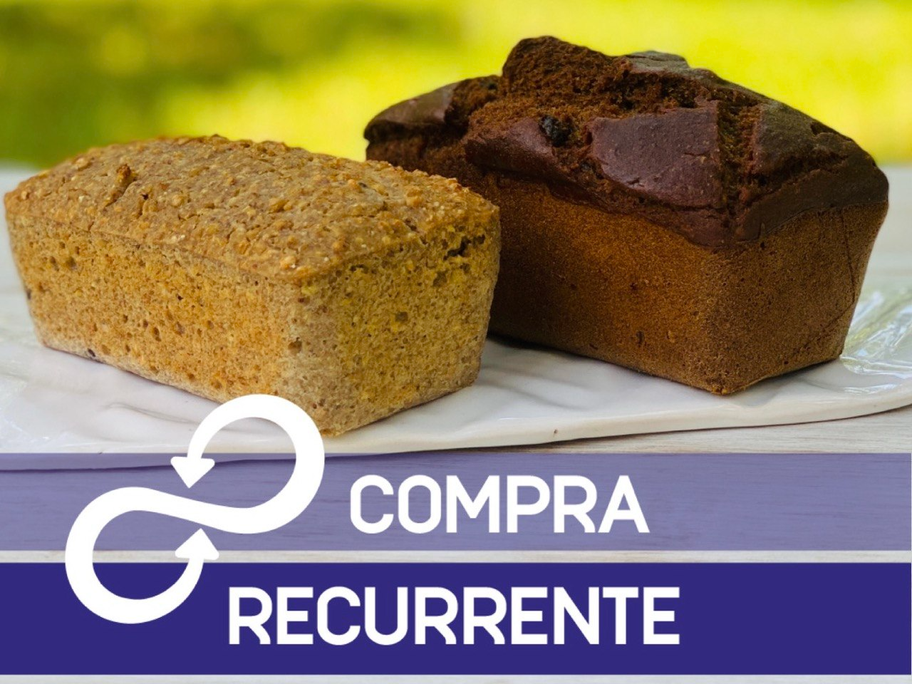 1 Pan de Banana y 1 Pan de Sarraceno Germinado