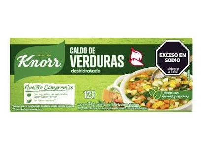 Caldos x 12u. verdura knorr