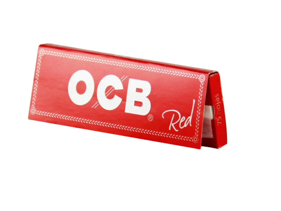 Papel de fumar OCB rojo x 25