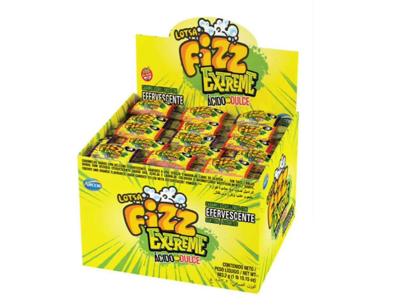 Caramelos fizz x 48 tiras