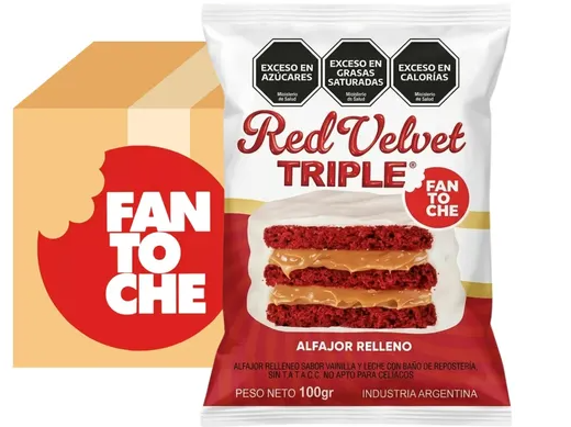 Alfajores RedVelvet  100gr x 12u