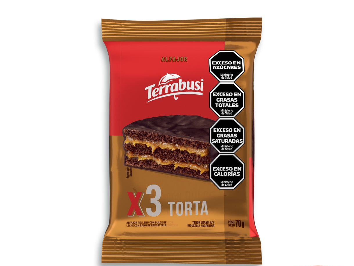 Alfajores terrabussi Torta 70gr
