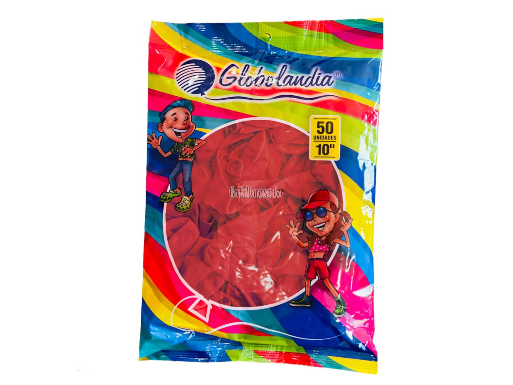 Globos globolandia Rojo x 50u