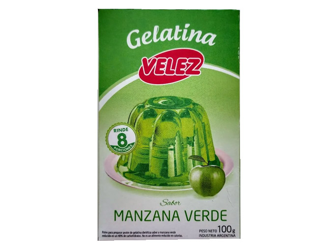 gellatinas  velez en caja manzana verde  x u x 42gr