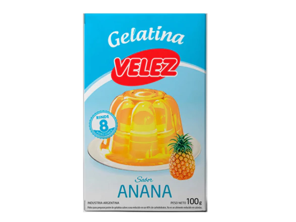 gellatinas  velez en caja anana  x u x 42gr