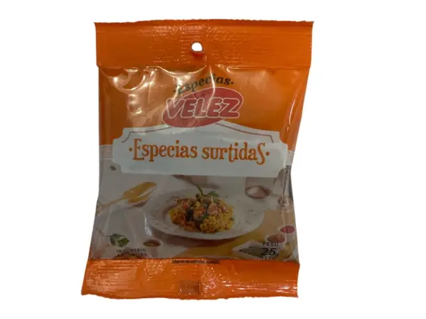 Especias surtidas velez 25gr